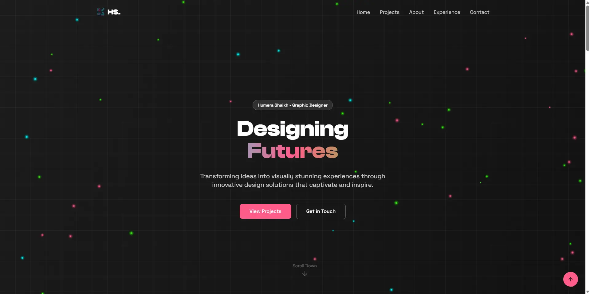 Graphic Designer Portfolio screenshot